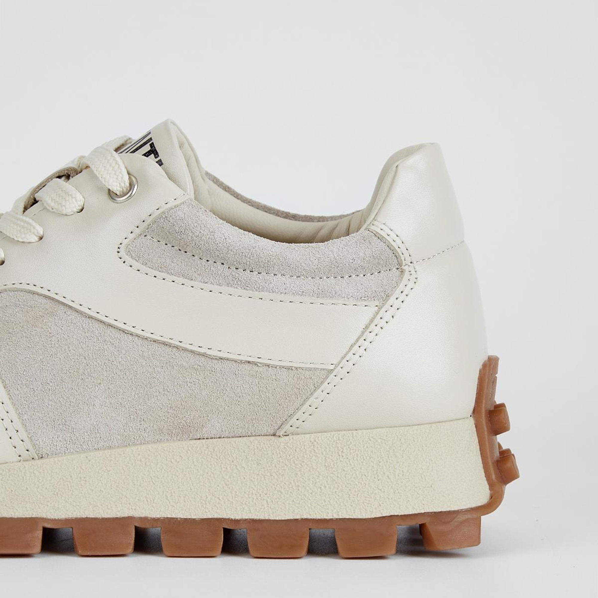 Valmenti Kadın Kırık Beyaz Hakiki Deri Sneakers & Spor Ayakkabı