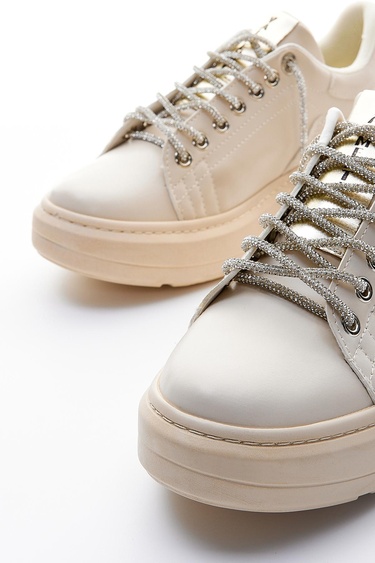  Valmenti Clair Kadın Bej Vegan Spor Ayakkabı