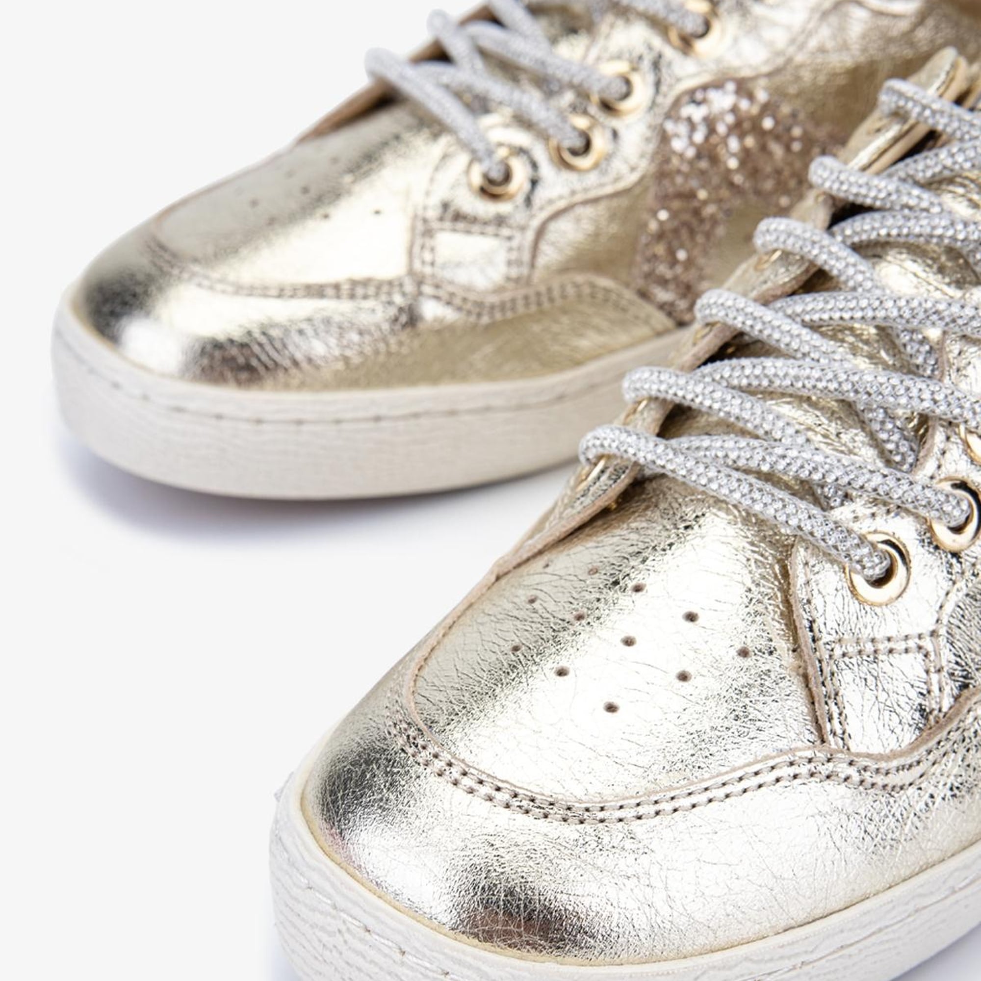 Valmenti Terka Kadın Dore Hakiki Deri Sneakers & Spor Ayakkabı