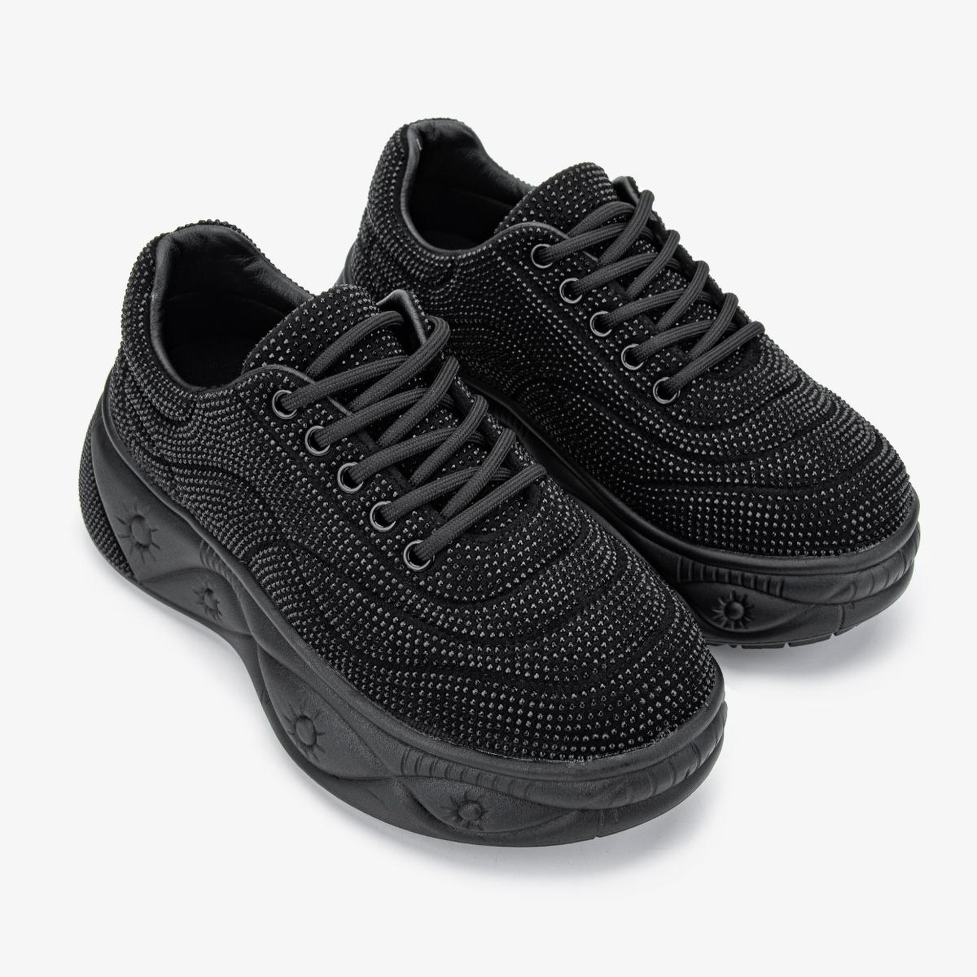 Valmenti Kadın Vegan Siyah Sneakers & Spor Ayakkabı