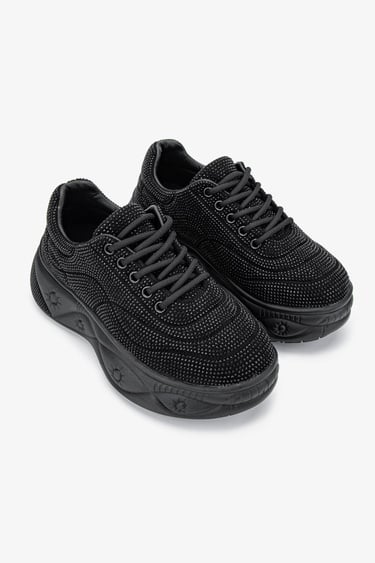  Valmenti Kadın Vegan Siyah Sneakers & Spor Ayakkabı