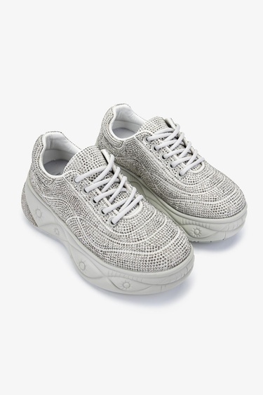  Valmenti Kadın Vegan Gri Sneakers & Spor Ayakkabı