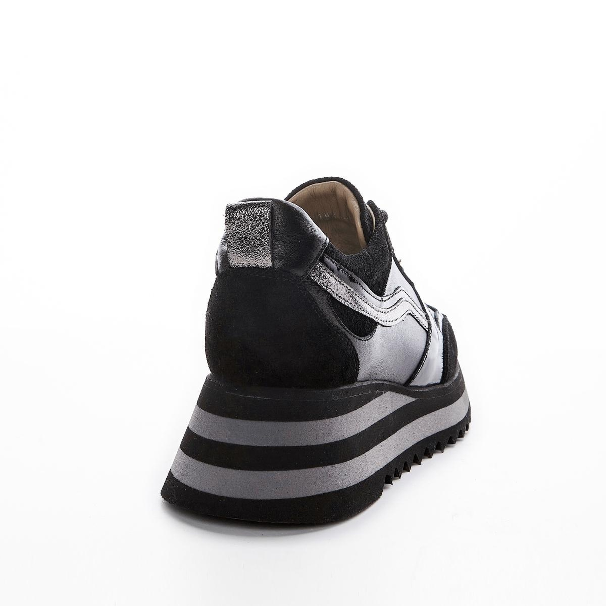 Valmenti Lucia Kadın Siyah Hakiki Deri Sneakers & Spor Ayakkabı