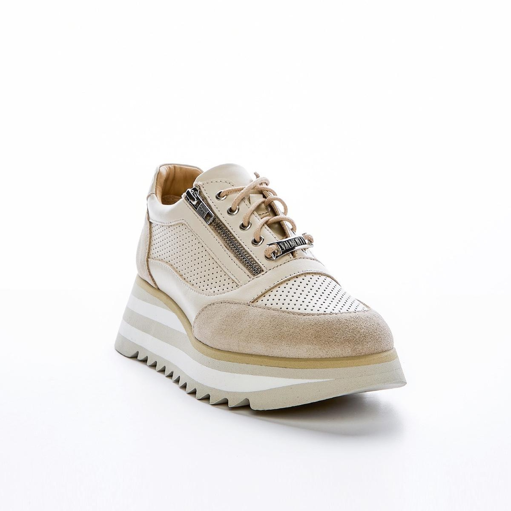 Valmenti İrene Kadın Bej Hakiki Deri Sneakers & Spor Ayakkabı