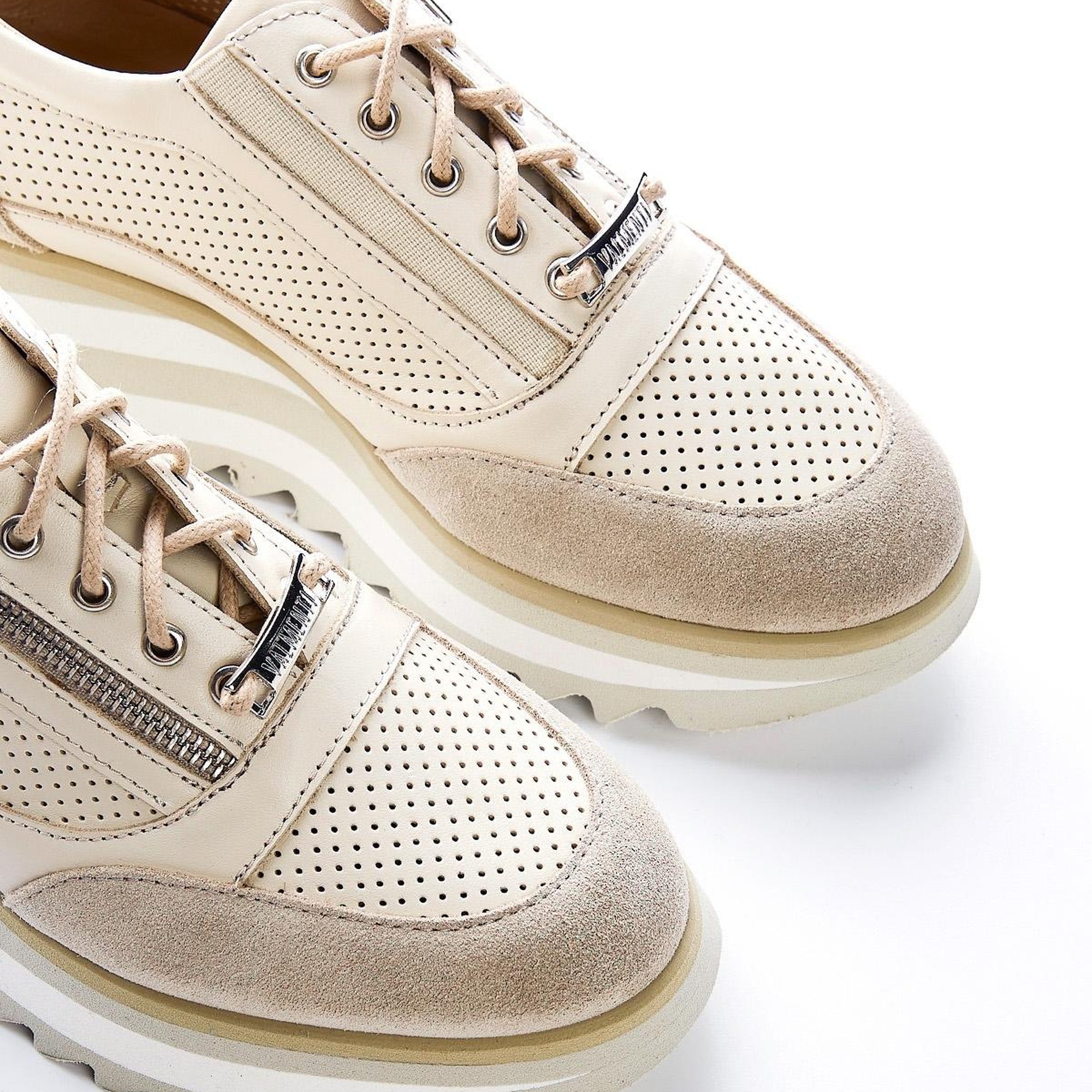 Valmenti İrene Kadın Bej Hakiki Deri Sneakers & Spor Ayakkabı