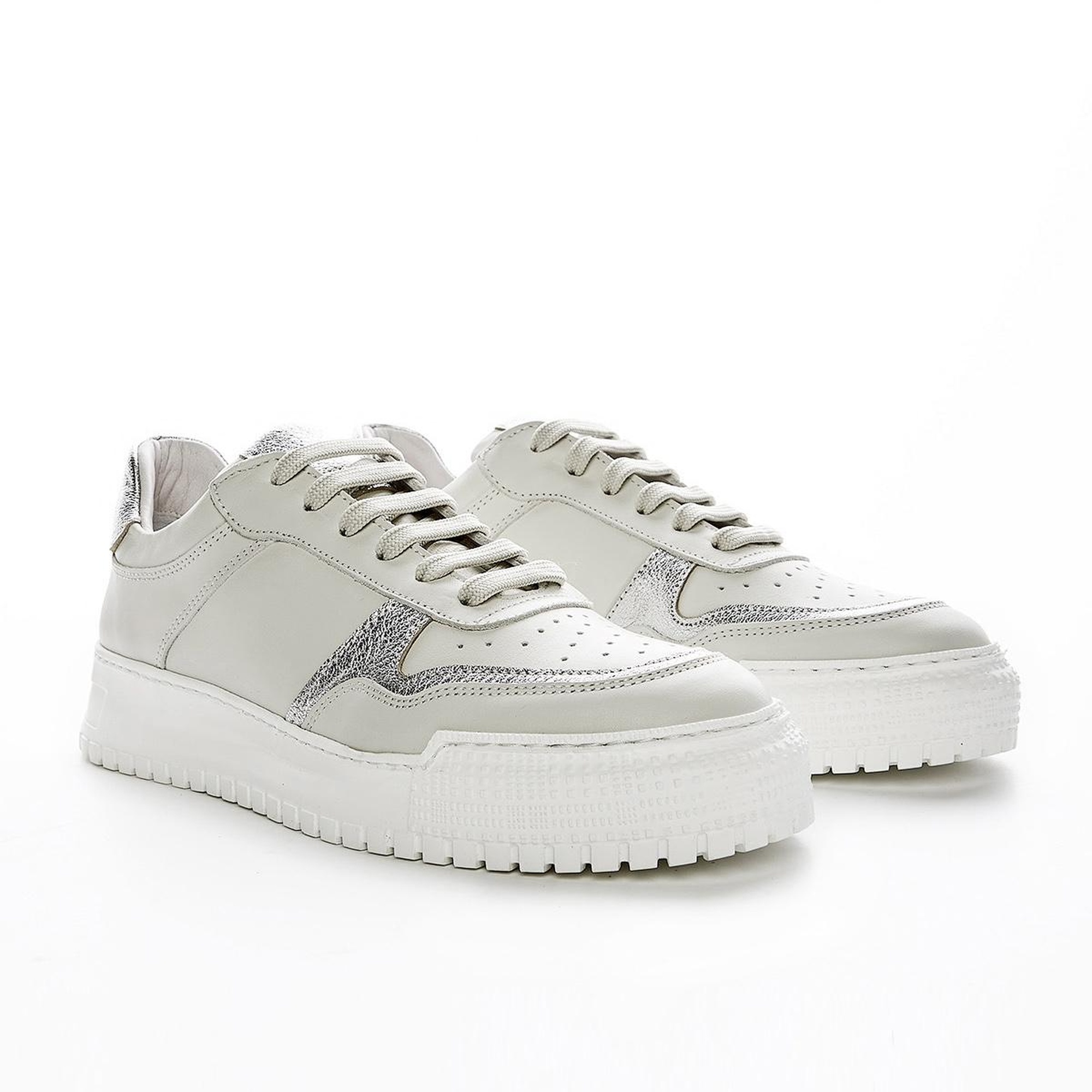 Valmenti Celeste Kadın Beyaz Multi Hakiki Deri Sneakers & Spor Ayakkabı