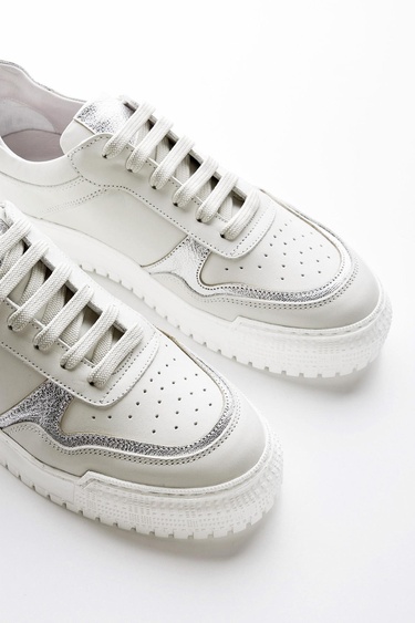  Valmenti Celeste Kadın Beyaz Multi Hakiki Deri Sneakers & Spor Ayakkabı