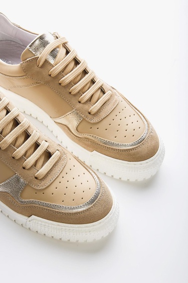  Valmenti Celeste Kadın Nude Multi Hakiki Deri Sneakers & Spor Ayakkabı