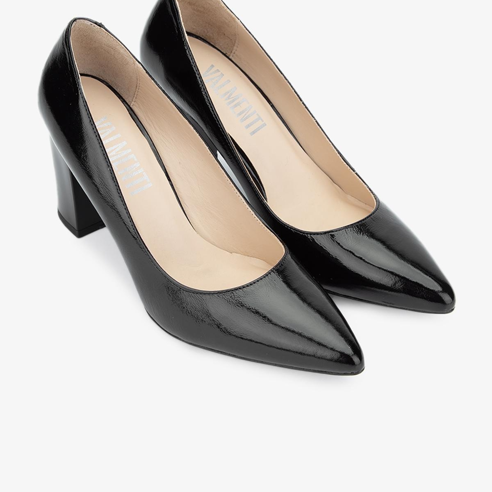 Valmenti Samanta Kadın SIYAH KRSK RGN Hakiki Deri Topuklu Ayakkabı