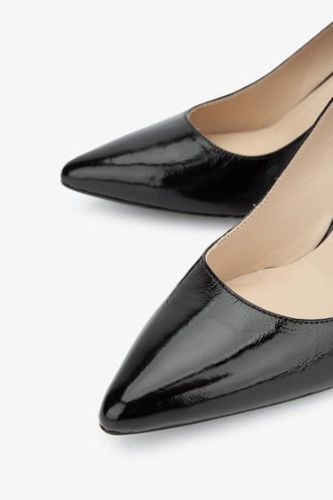  Valmenti Samanta Kadın SIYAH KRSK RGN Hakiki Deri Topuklu Ayakkabı