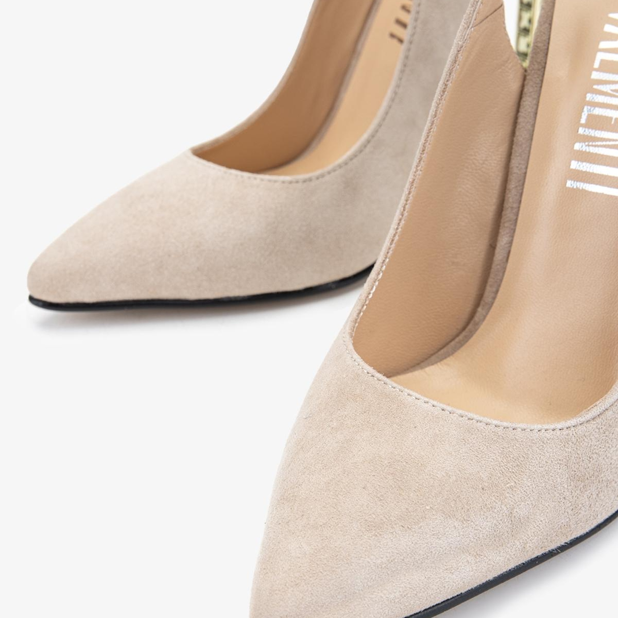 Valmenti Belina Kadın Taş Süet Hakiki Deri Topuklu Ayakkabı