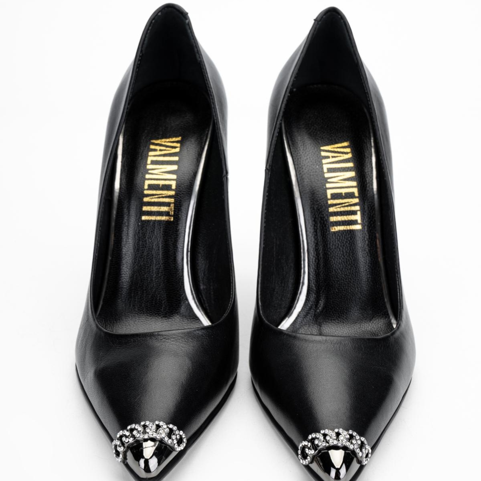 Valmenti Cielo Kadın Siyah Hakiki Deri Topuklu Ayakkabı