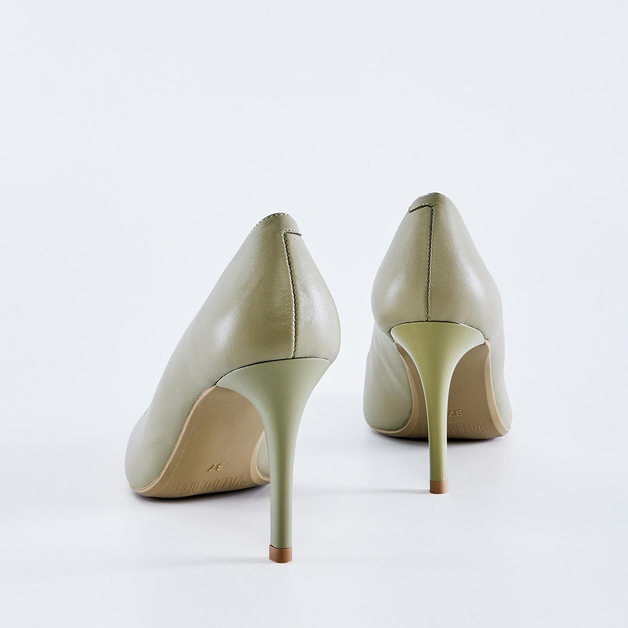 Valmenti Novella Kadın Avakado Hakiki Deri Topuklu Ayakkabı