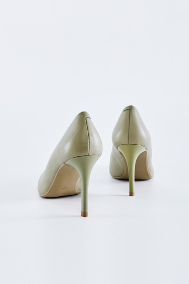  Valmenti Novella Kadın Avakado Hakiki Deri Topuklu Ayakkabı