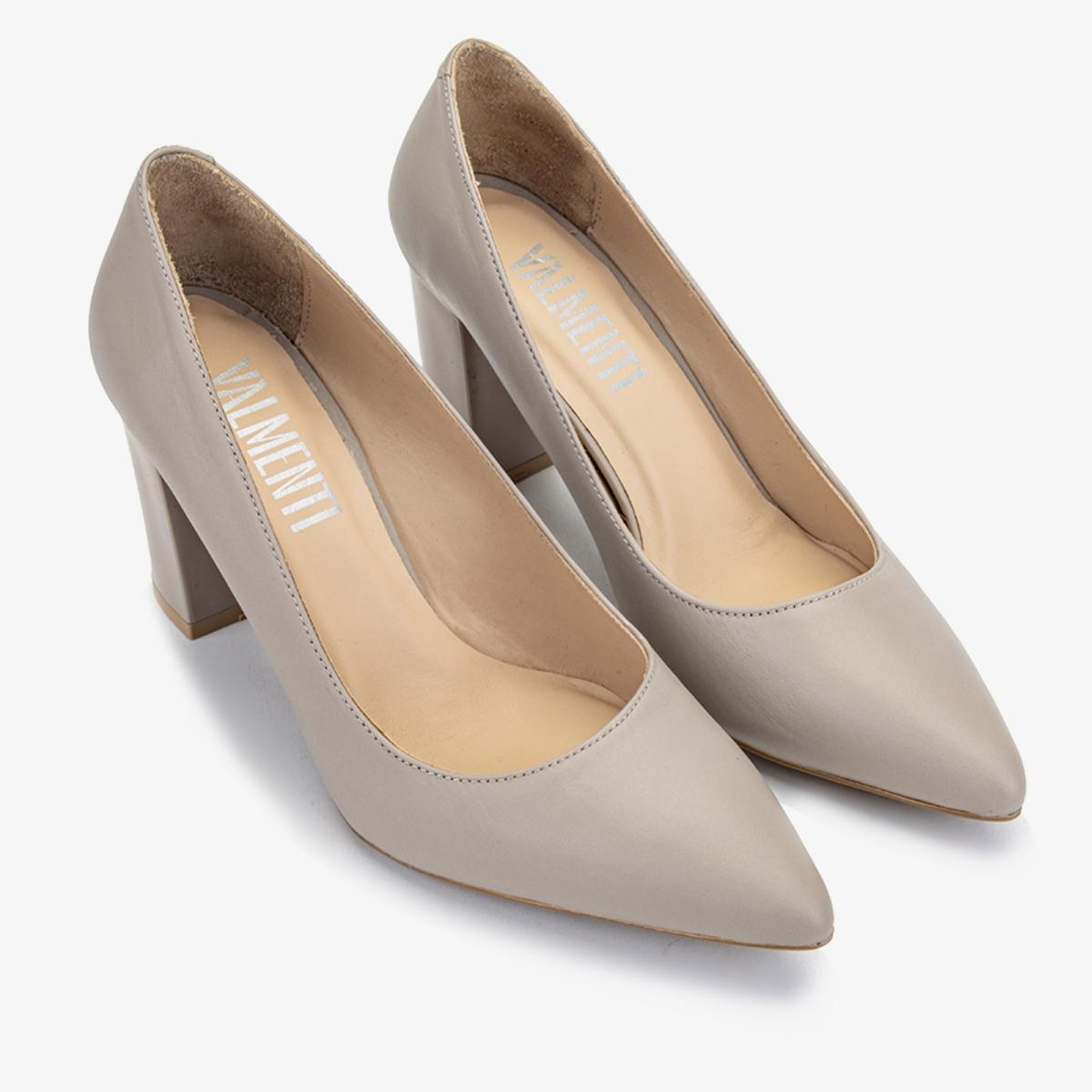 Valmenti Samanta Kadın Vizon Hakiki Deri Topuklu Ayakkabı