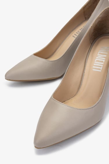  Valmenti Samanta Kadın Vizon Hakiki Deri Topuklu Ayakkabı