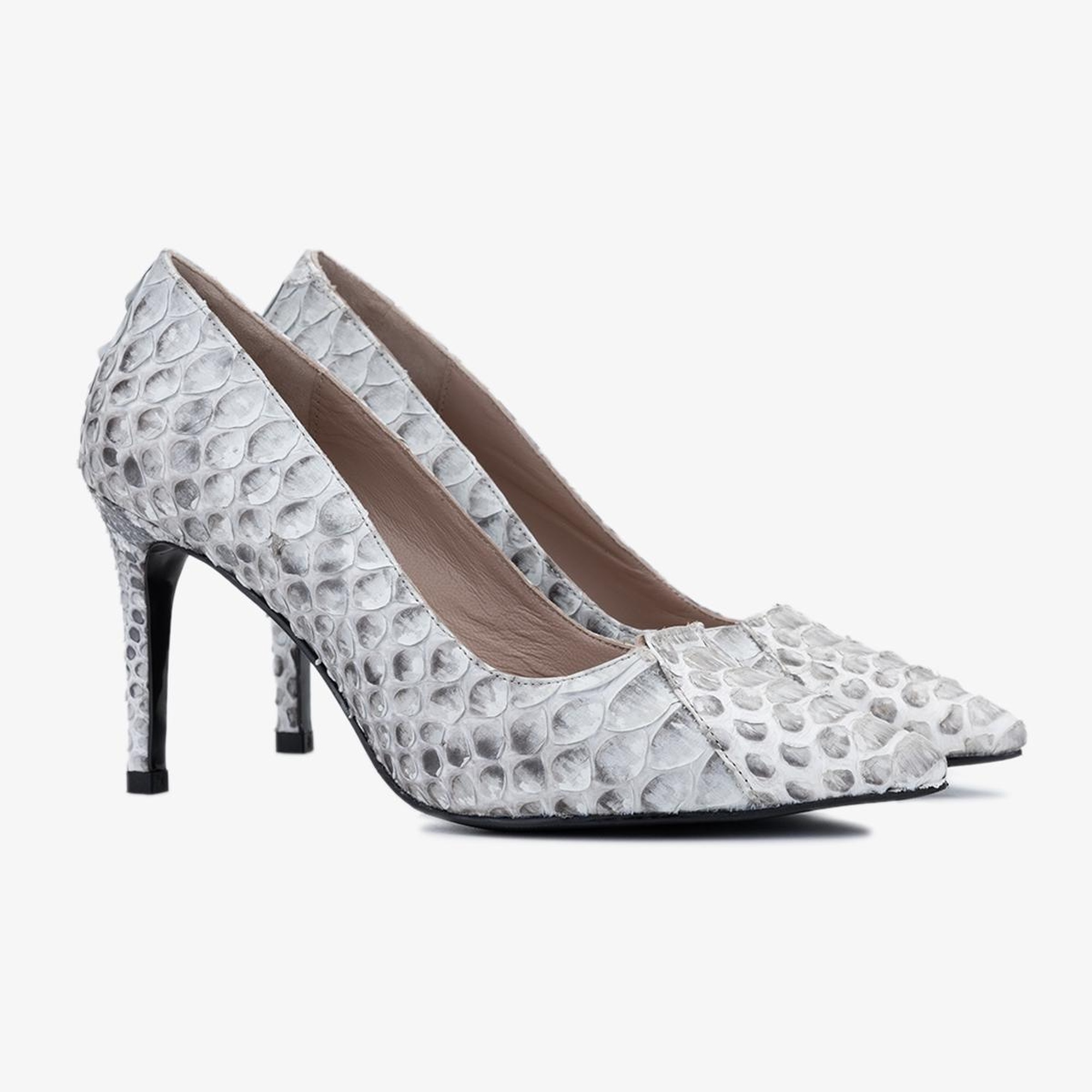 Valmenti Zeta Kadın Bej Hakiki Deri Topuklu Ayakkabı