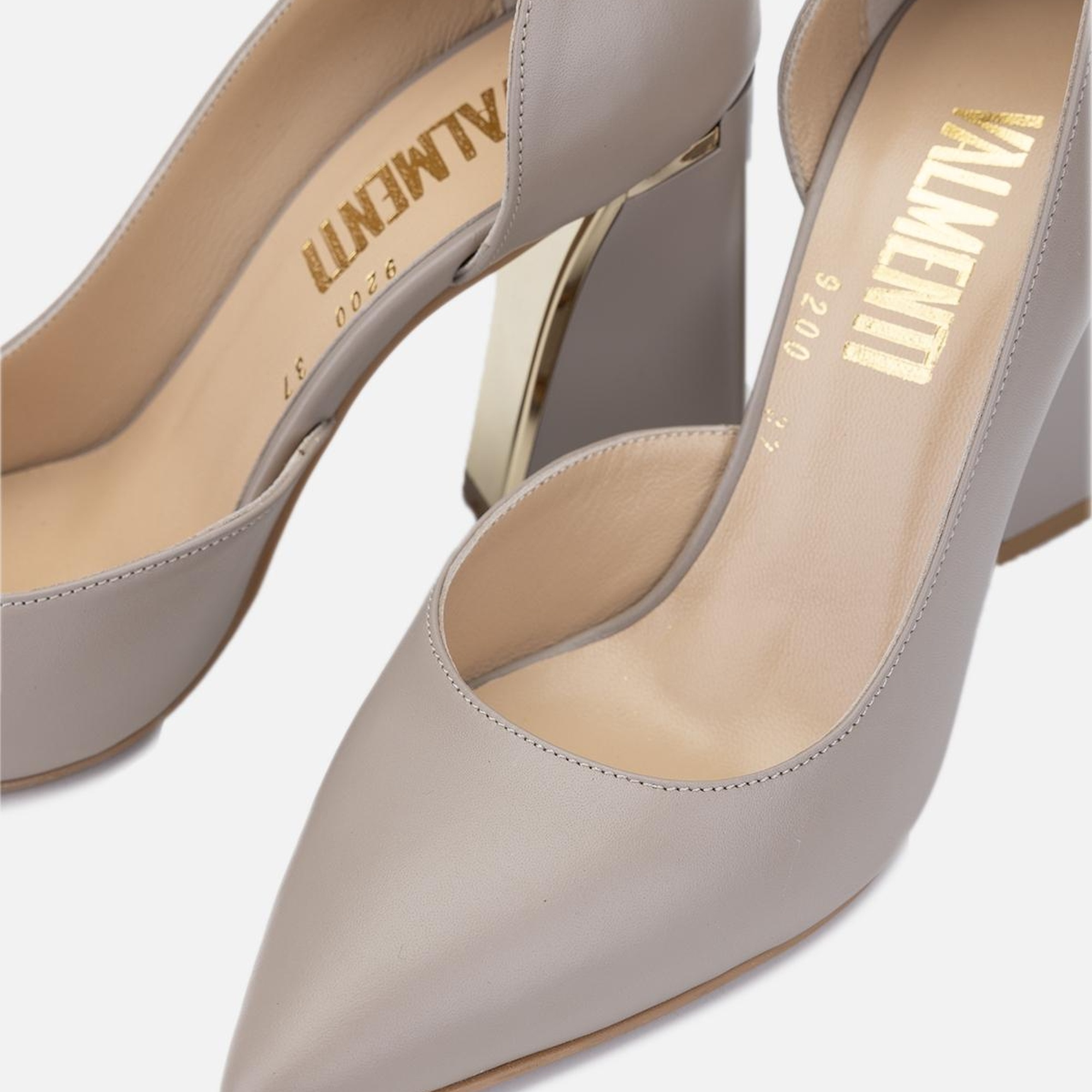 Valmenti Avıor Kadın Vizon Hakiki Deri Topuklu Ayakkabı