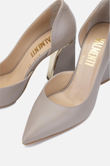  Valmenti Avıor Kadın Vizon Hakiki Deri Topuklu Ayakkabı