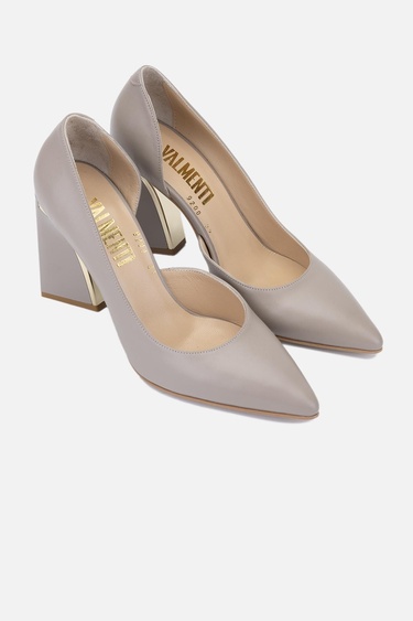  Valmenti Avıor Kadın Vizon Hakiki Deri Topuklu Ayakkabı