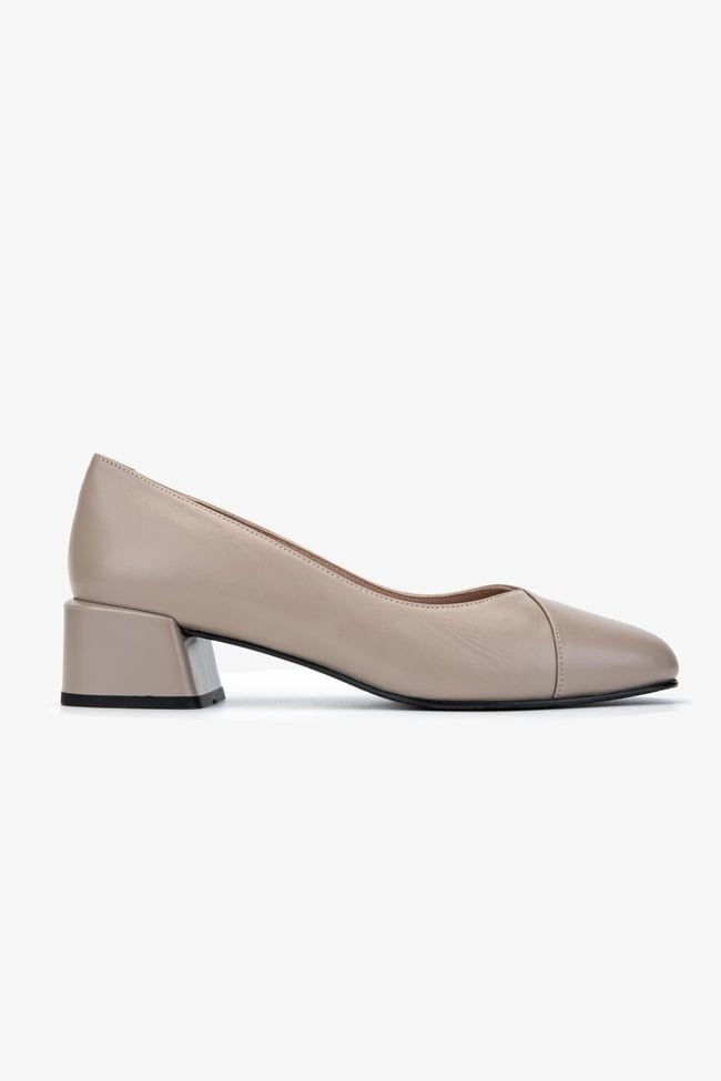  Valmenti Kadın Hakiki Deri Vizon Topuklu Ayakkabı