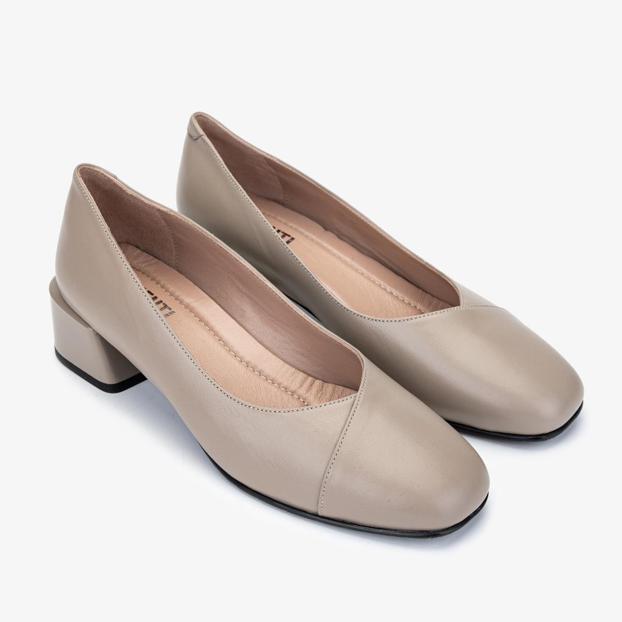 Valmenti Kadın Hakiki Deri Vizon Topuklu Ayakkabı