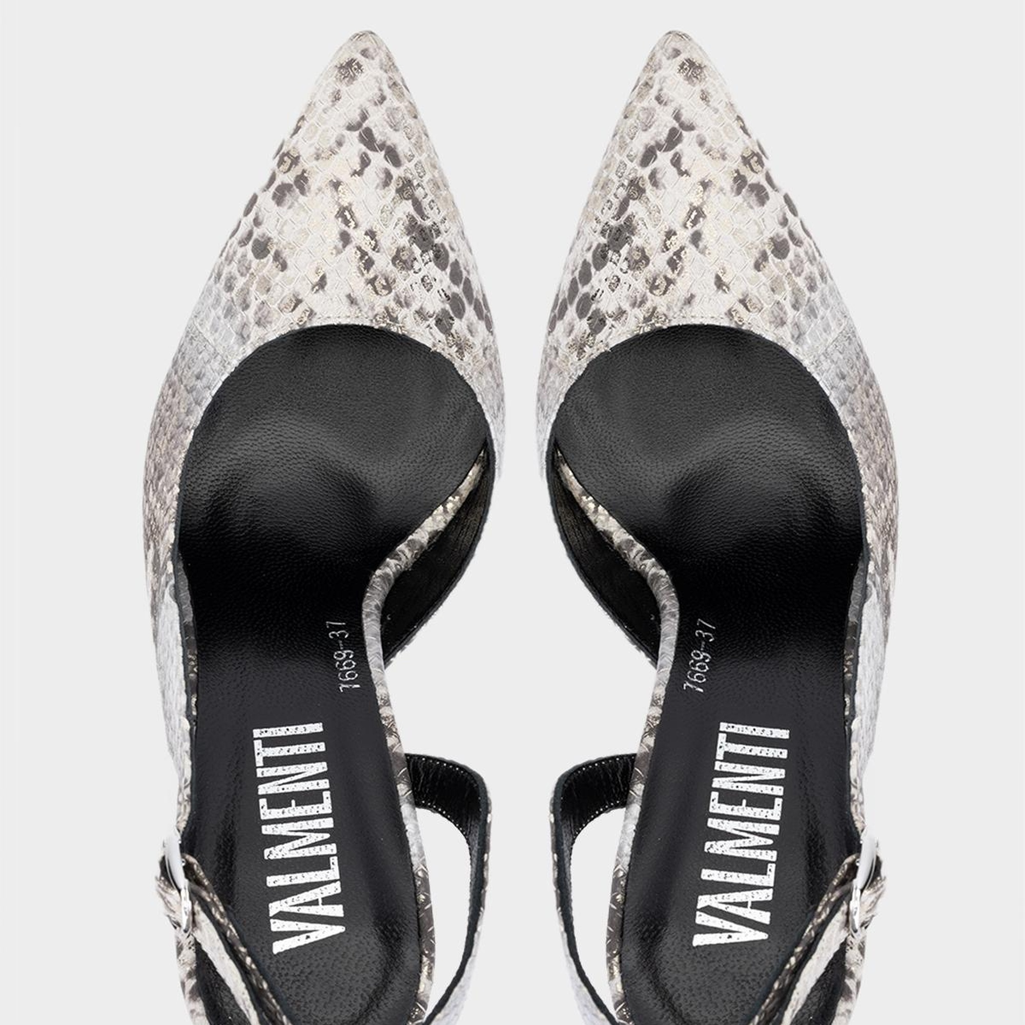 Valmenti Tpillo Kadın Bej Hakiki Deri Topuklu Ayakkabı