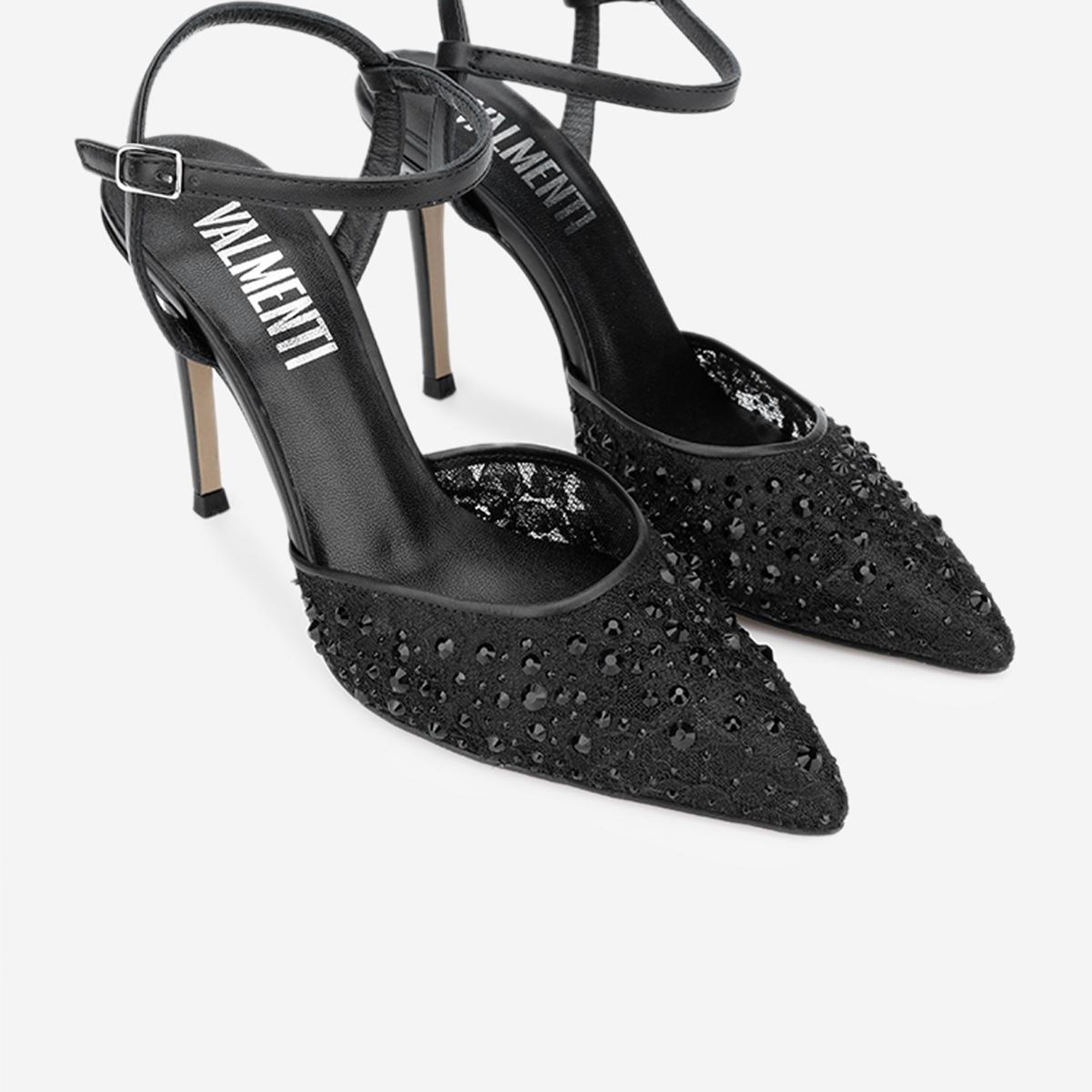 Valmenti Xaz Kadın Siyah Vegan Topuklu Ayakkabı