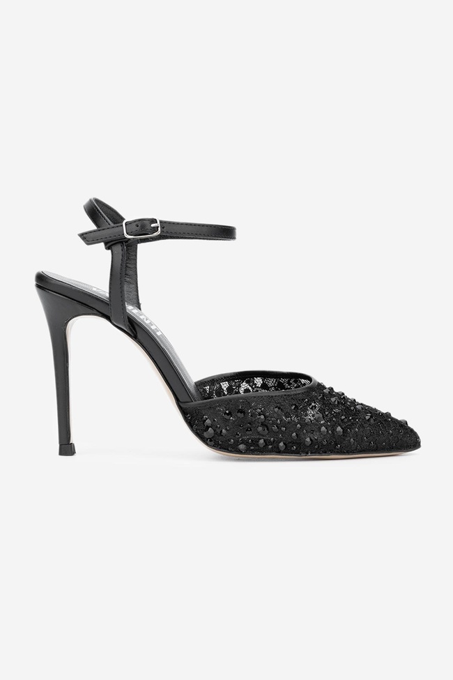  Valmenti Xaz Kadın Siyah Vegan Topuklu Ayakkabı