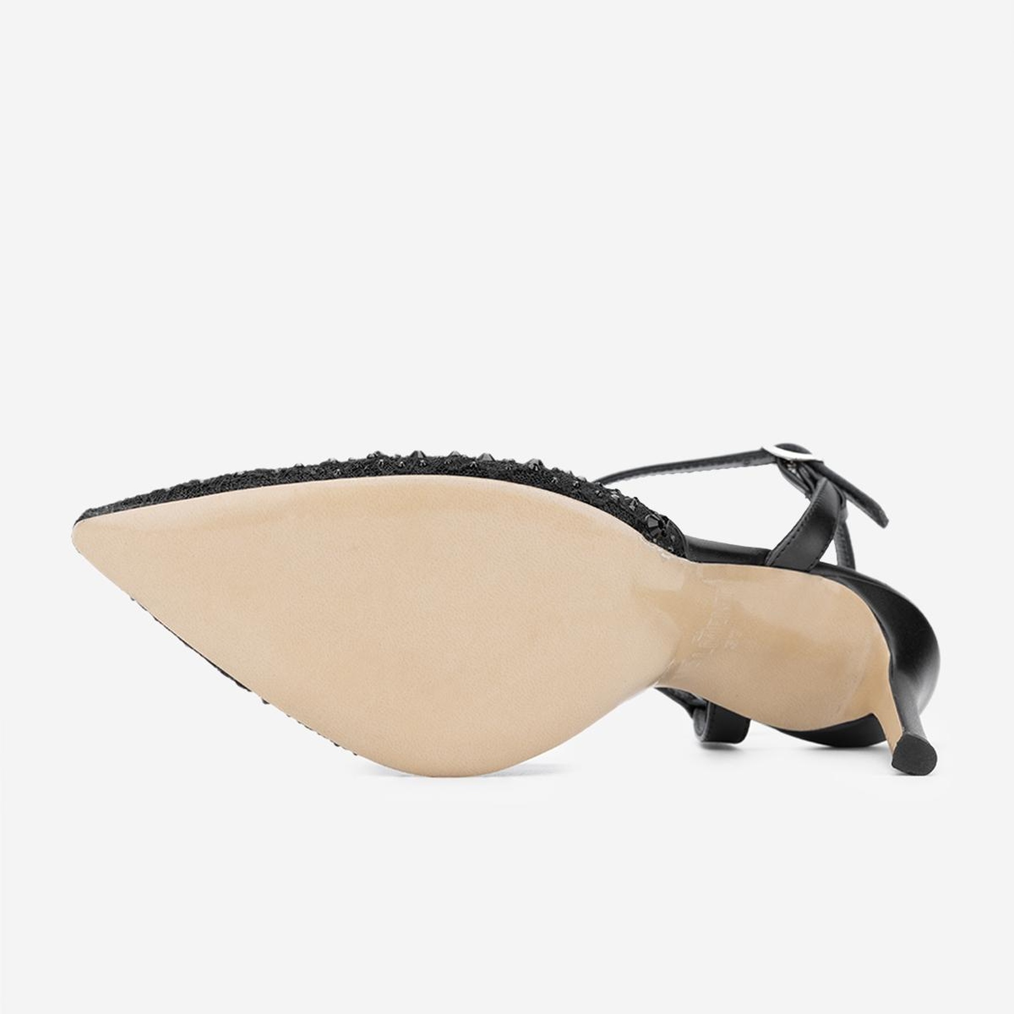 Valmenti Xaz Kadın Siyah Vegan Topuklu Ayakkabı