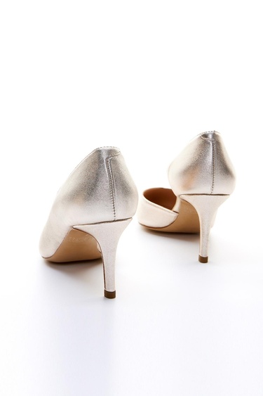  Valmenti Ricci Kadın Dore Hakiki Deri Topuklu Ayakkabı