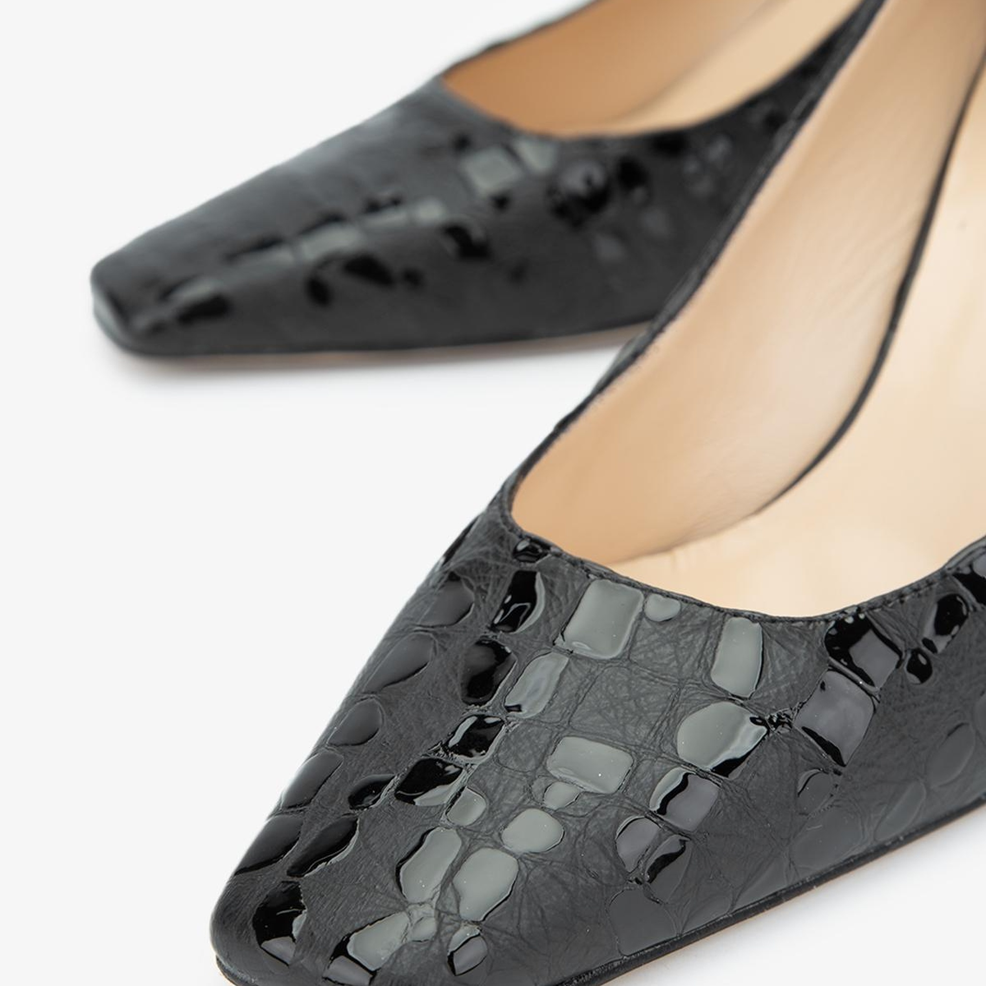 Valmenti Nexy Kadın Siyah Hakiki Deri Topuklu Ayakkabı