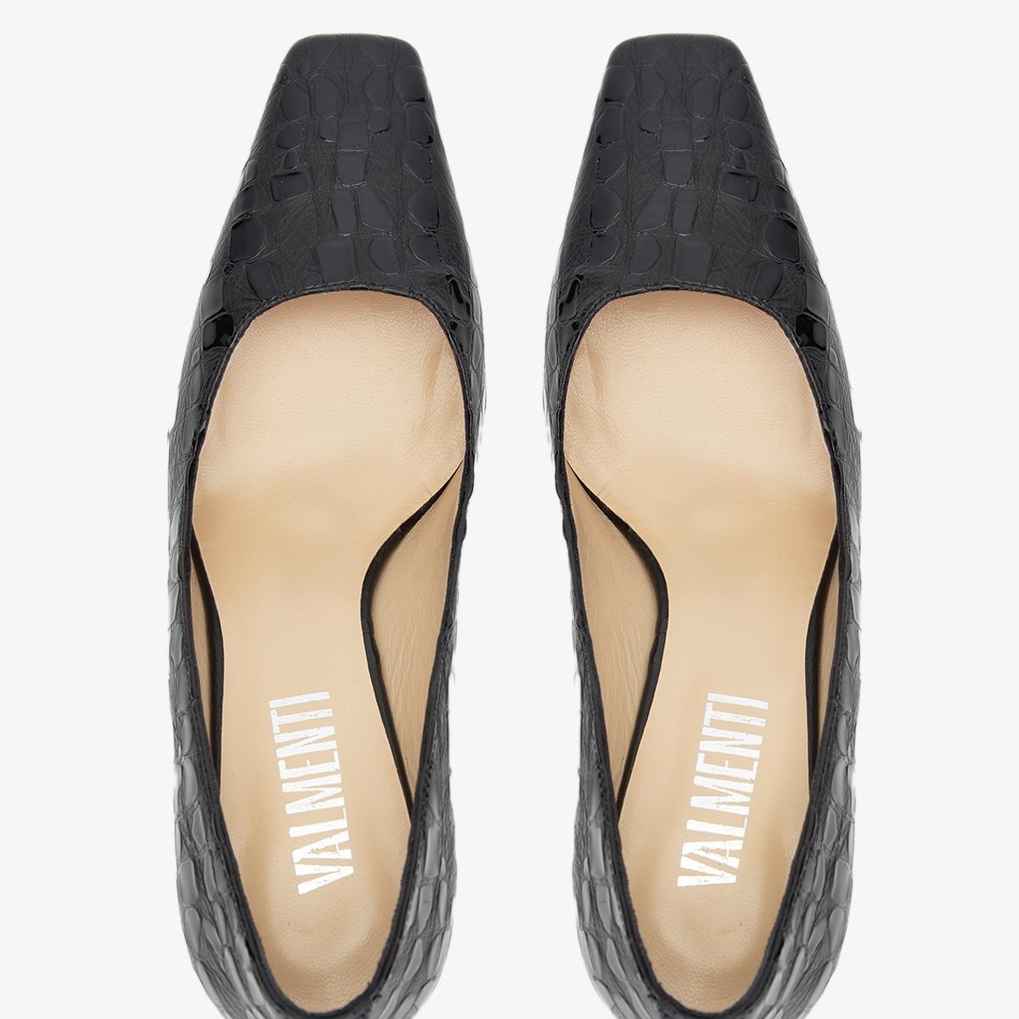 Valmenti Nexy Kadın Siyah Hakiki Deri Topuklu Ayakkabı