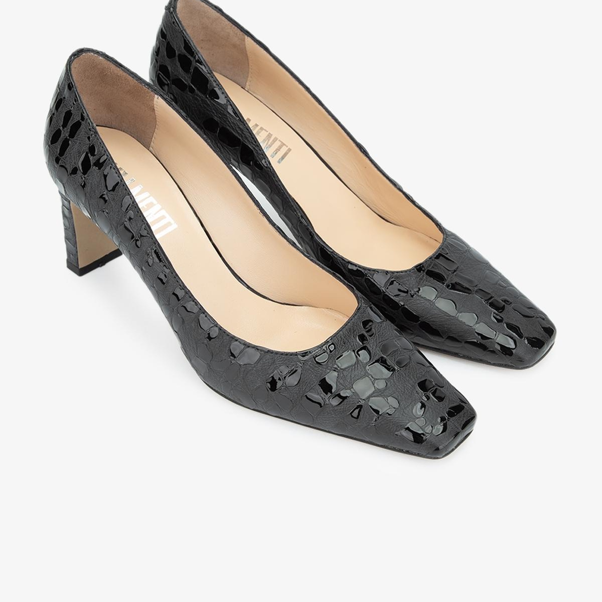 Valmenti Nexy Kadın Siyah Hakiki Deri Topuklu Ayakkabı