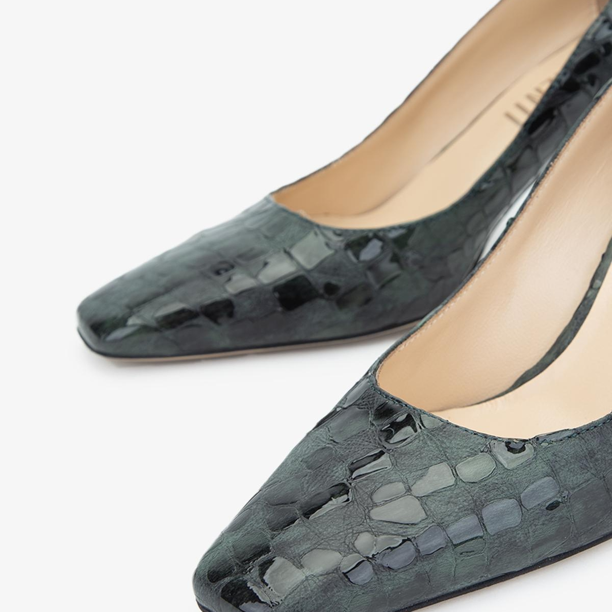 Valmenti Nexy Kadın Yeşil Hakiki Deri Topuklu Ayakkabı