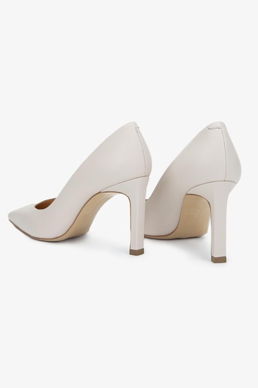  Valmenti Nuc Kadın Taş Hakiki Deri Topuklu Ayakkabı