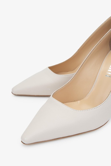  Valmenti Nuc Kadın Taş Hakiki Deri Topuklu Ayakkabı