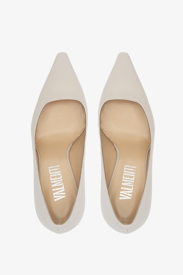  Valmenti Nuc Kadın Taş Hakiki Deri Topuklu Ayakkabı