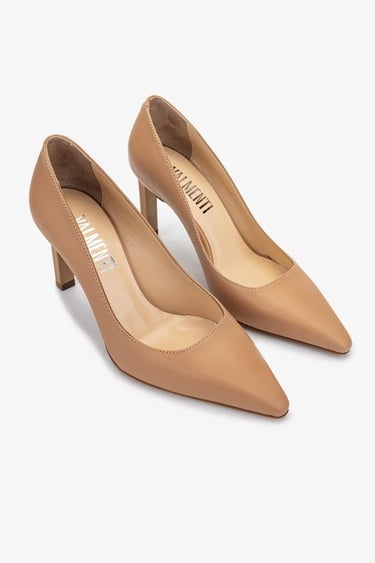  Valmenti Nuc Kadın Nude Hakiki Deri Topuklu Ayakkabı