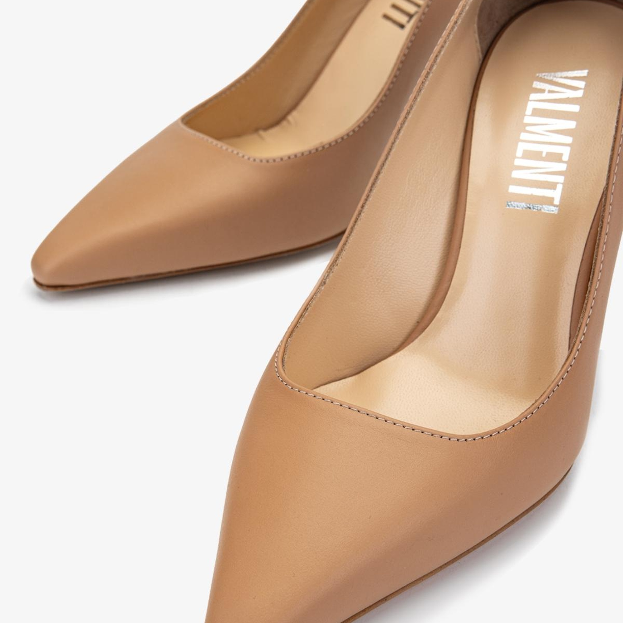 Valmenti Nuc Kadın Nude Hakiki Deri Topuklu Ayakkabı