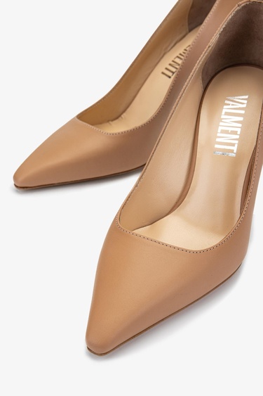  Valmenti Nuc Kadın Nude Hakiki Deri Topuklu Ayakkabı