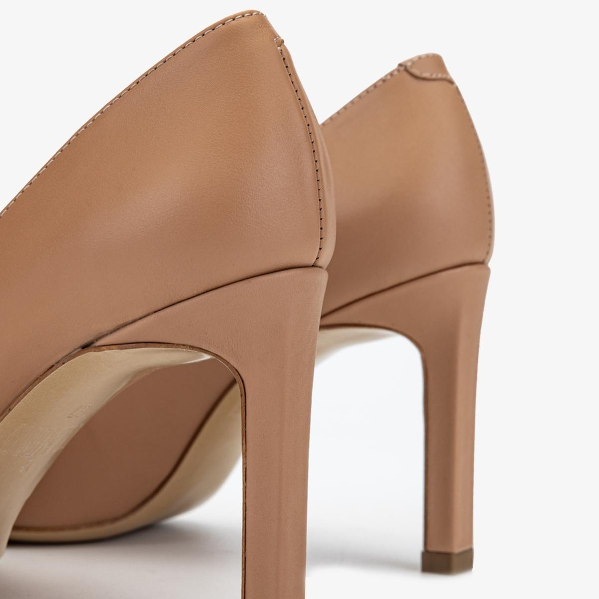 Valmenti Nuc Kadın Nude Hakiki Deri Topuklu Ayakkabı