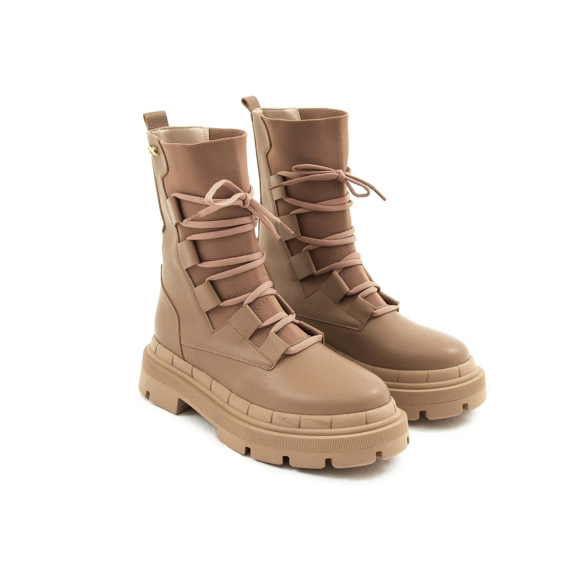 Tamer Tanca Kadın Hakiki Deri Bej Casual Bot