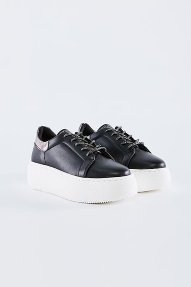  Valmenti Moena Kadın Siyah Vegan Spor Ayakkabı