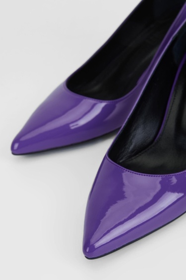  Valmenti Kadın Mor Rgn Vegan Topuklu Ayakkabı