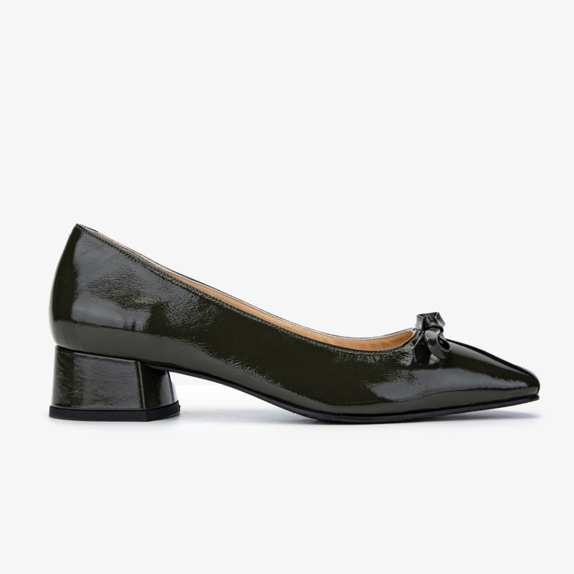 Valmenti Kadın Hakiki Deri Yeşil Topuklu Ayakkabı