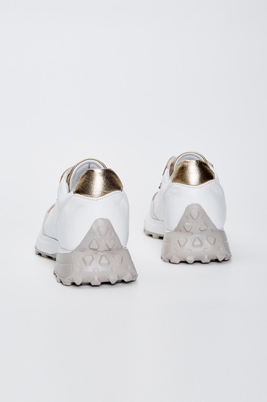  Valmenti Jianna Kadın Beyaz Hakiki Deri Spor Ayakkabı