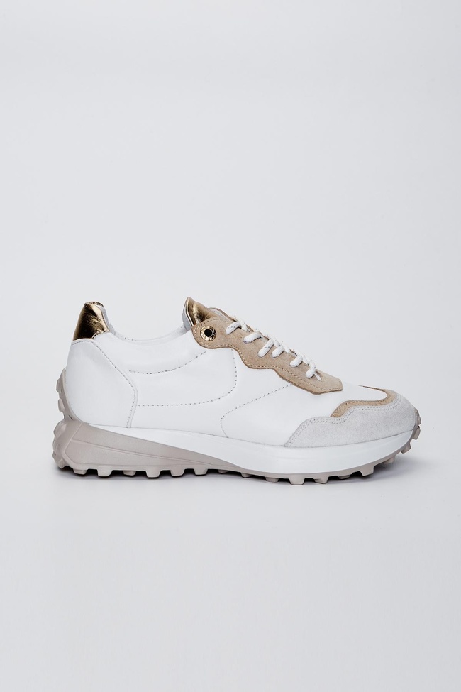  Valmenti Jianna Kadın Beyaz Hakiki Deri Spor Ayakkabı