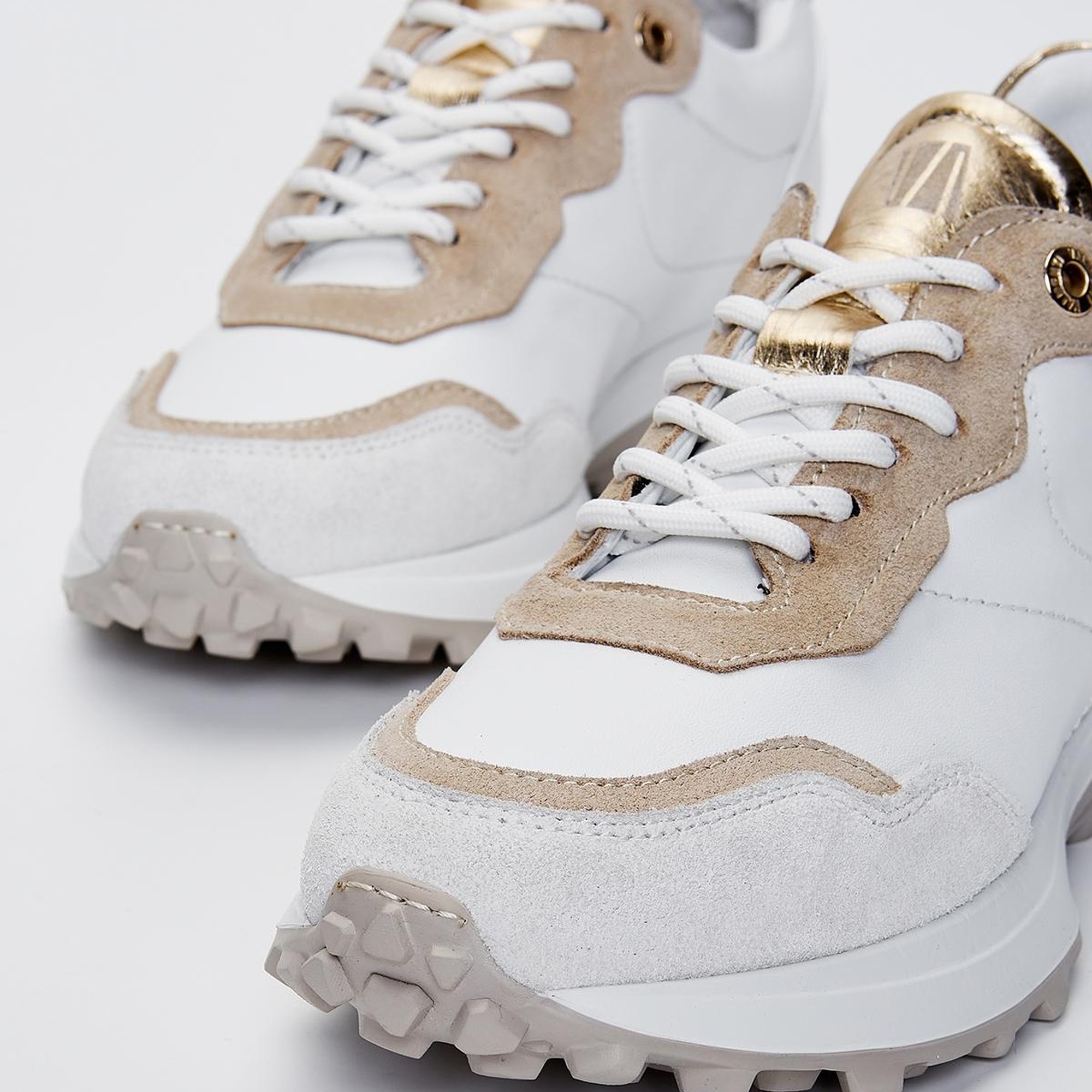 Valmenti Jianna Kadın Beyaz Hakiki Deri Spor Ayakkabı