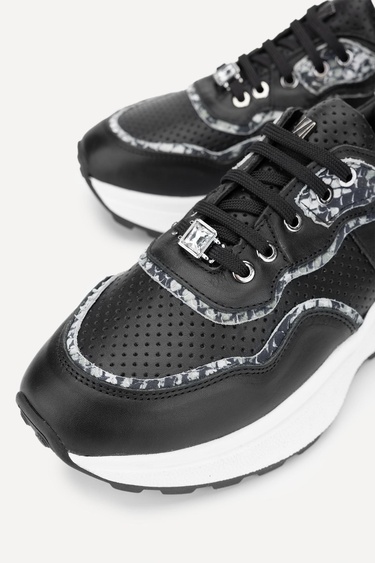  Valmenti Adamy Kadın Siyah Multi Hakiki Deri Sneakers & Spor Ayakkabı